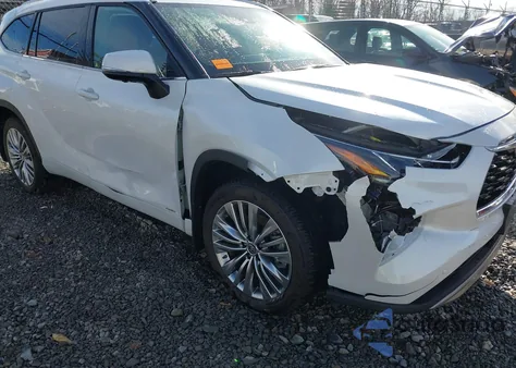2025 Toyota Highlander Hybrid Platinum from USA, damaged, VIN 5TDEBRCH4SS671953